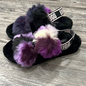 New UGG Oh Yeah Tie Dye Slide Slippers